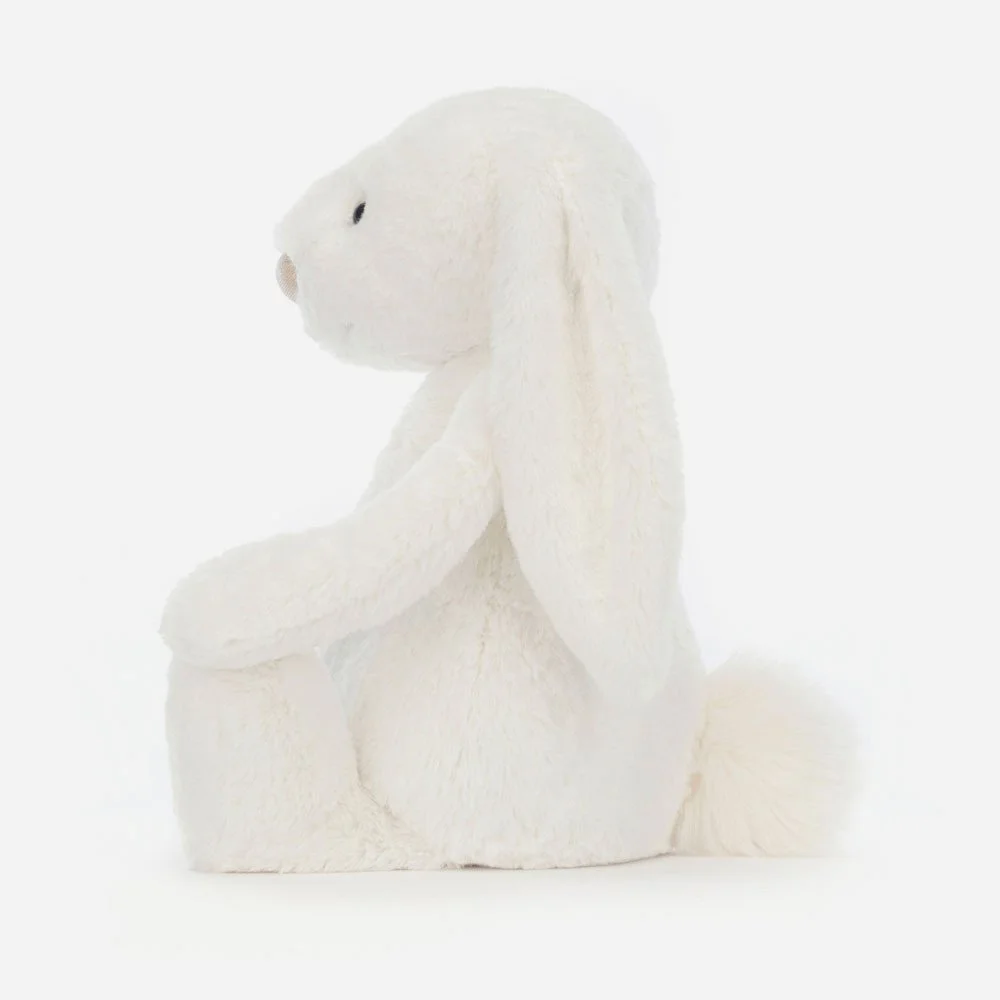 Bashful Luxe Bunny Luna by Jellycat - Huge, Side View.