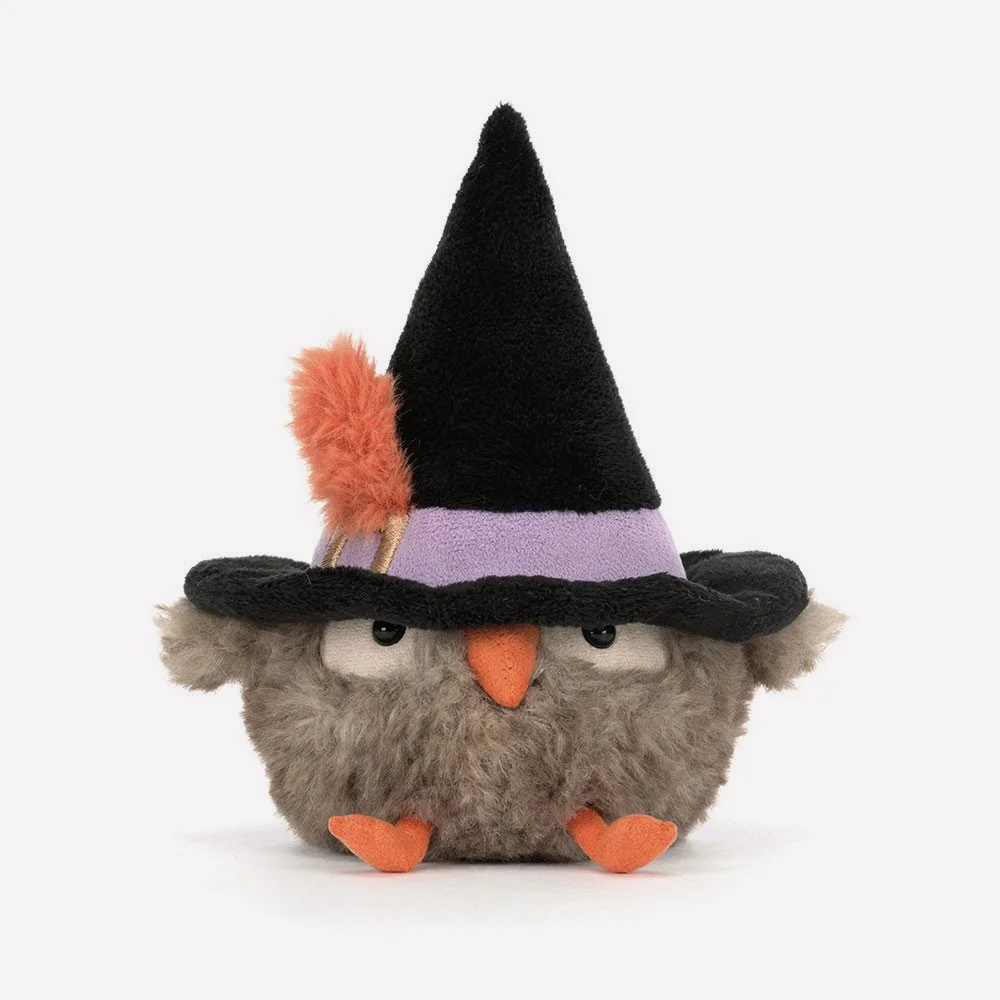 Heccaty Hootnightly by Jellycat, Front View.
