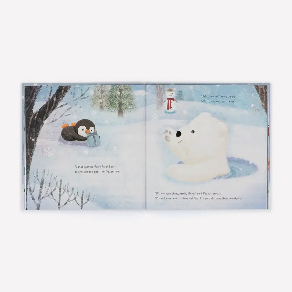 Peanut Penguin’s Perfect Present Book. by Jellycat, Page View.