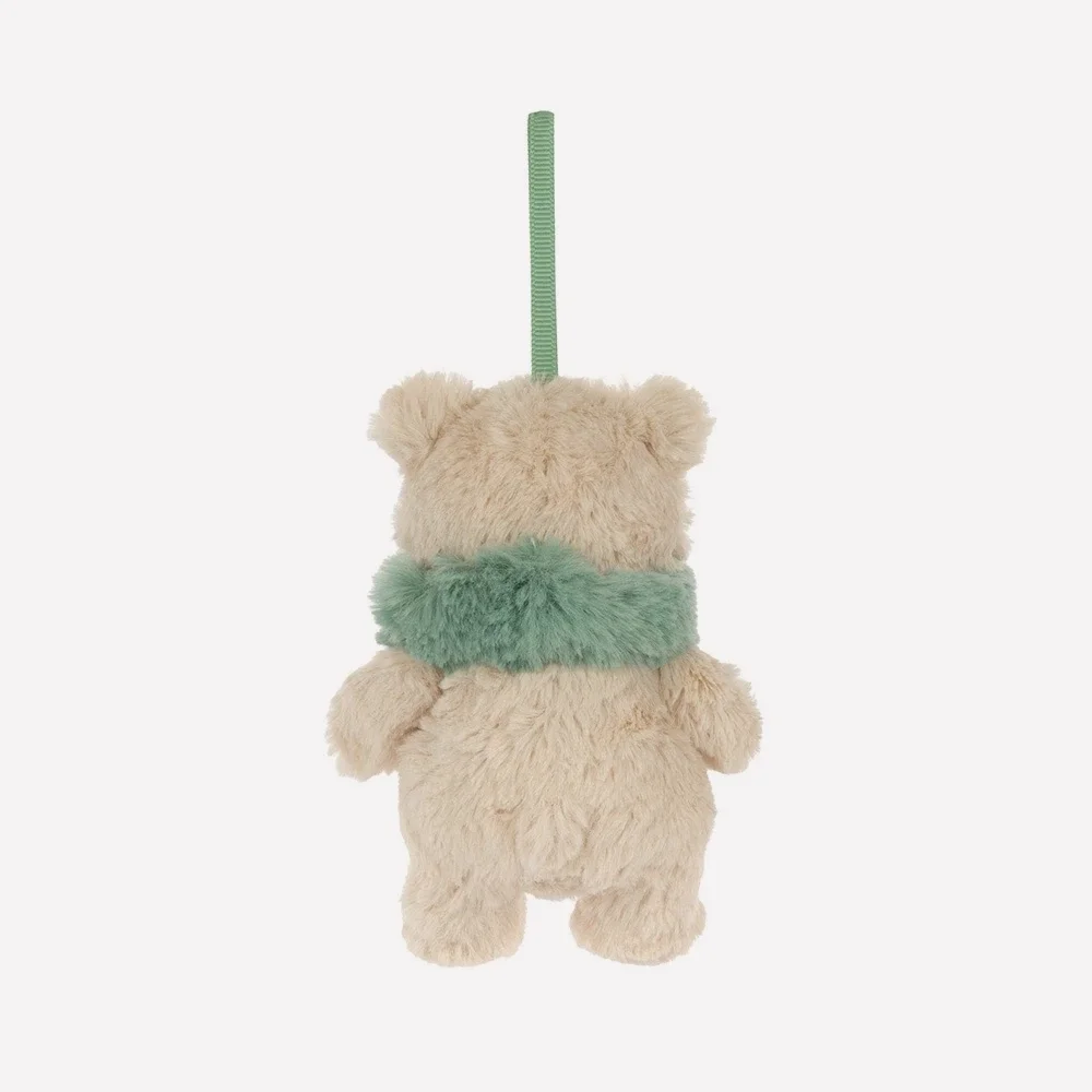 Bartholomew Bear Jr. Winter Warmer Decoration by Jellycat, Back View.