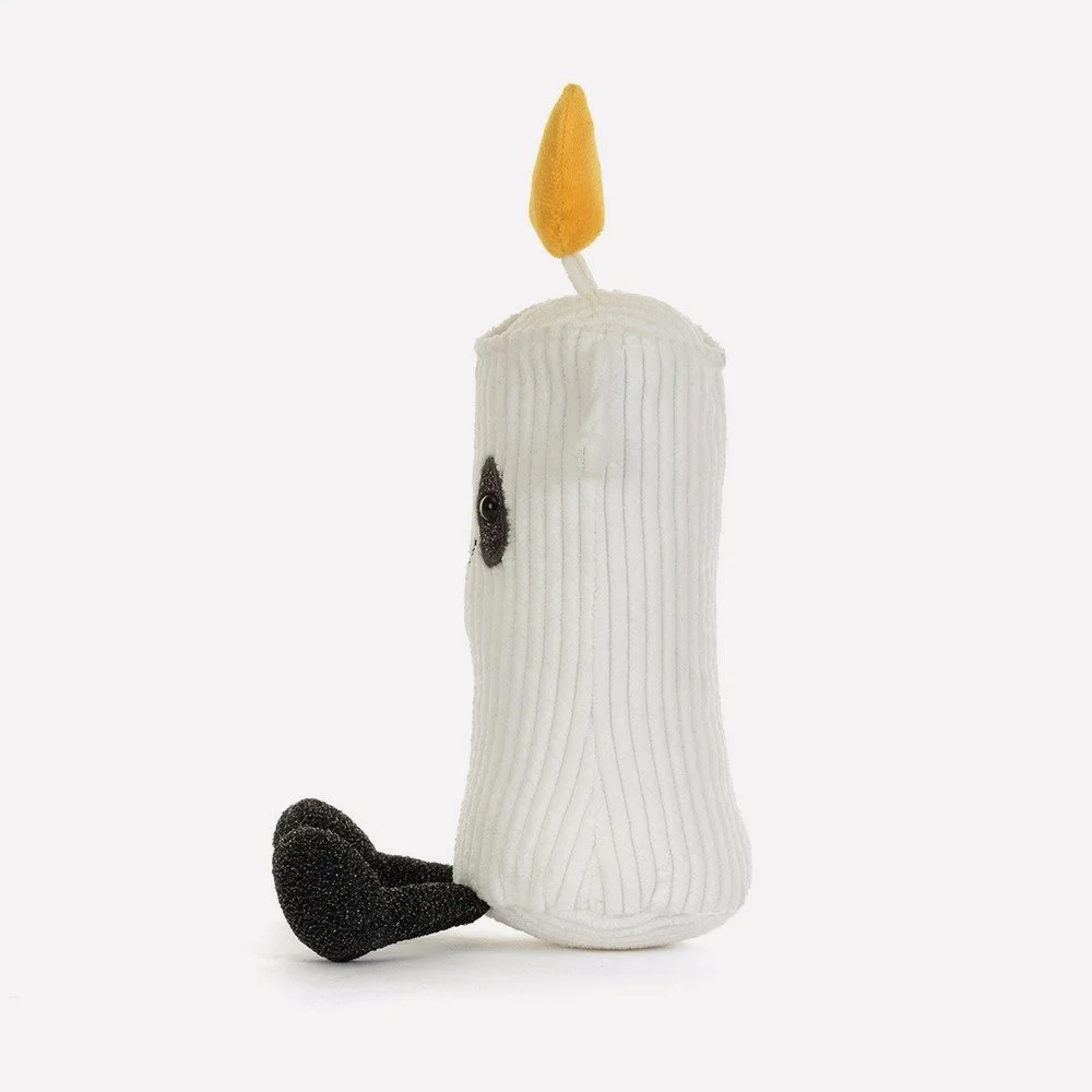 Amuseables Flickerty Candle by Jellycat, Side View.