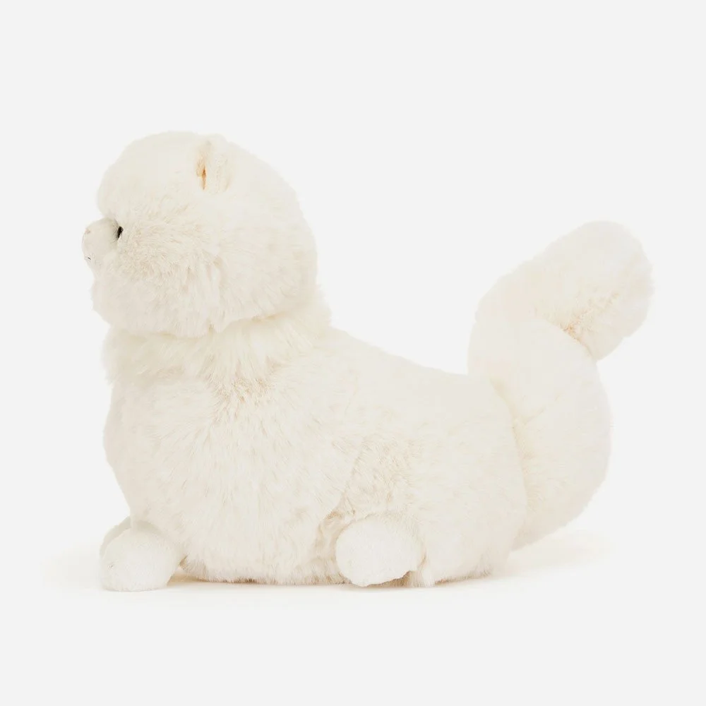 Carissa Persian Cat by Jellycat, Side View.