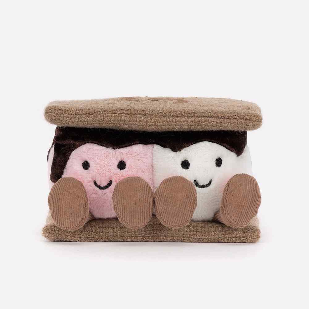 Amuseables S'mores by Jellycat, Front View.