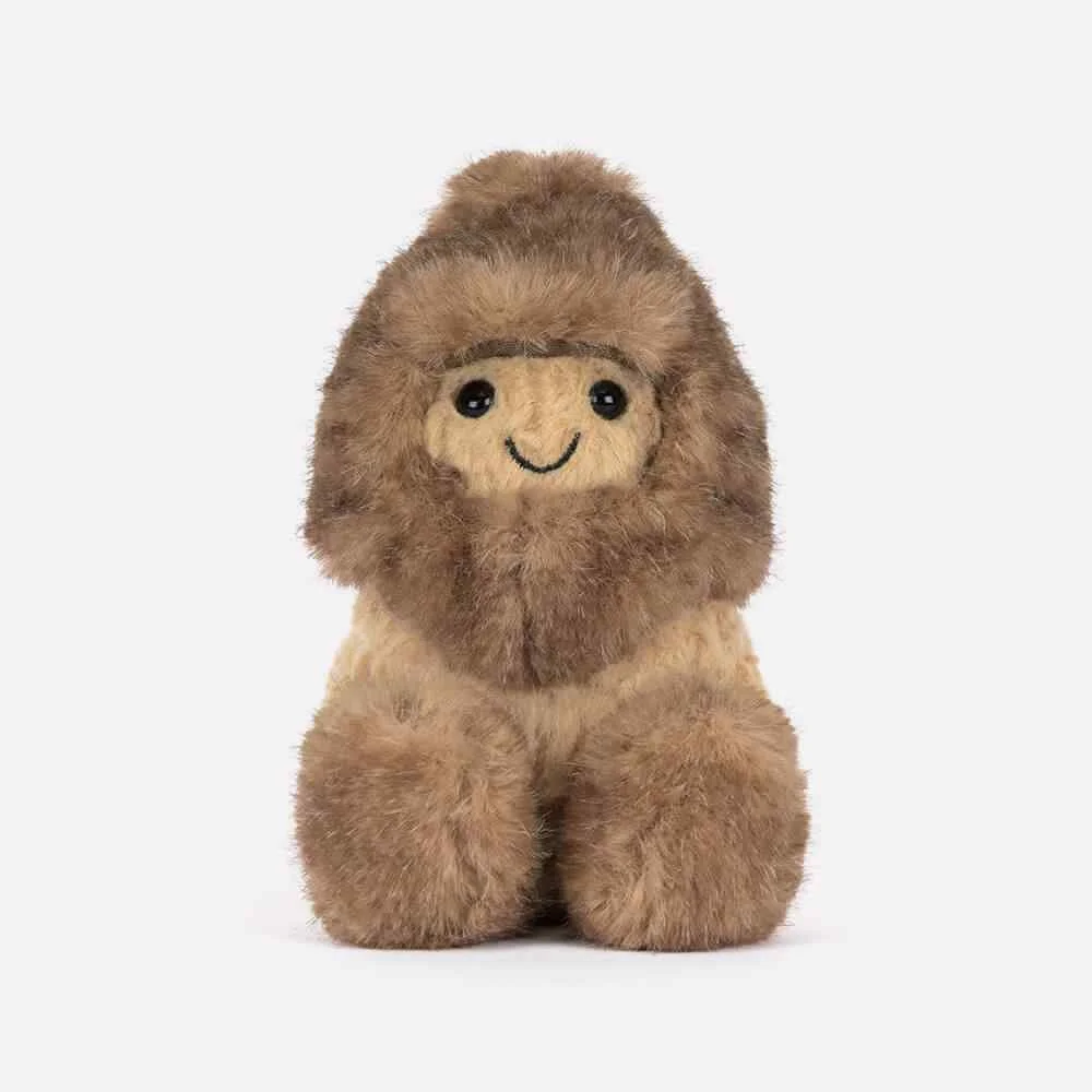 Amuseables Peanut Yeti Outfit by Jellycat, Front View.