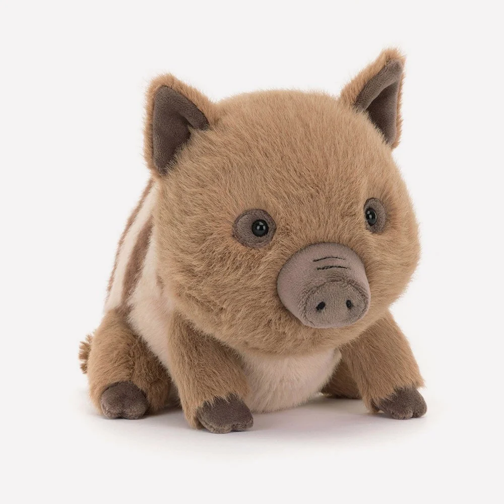 Swinley Boar by Jellycat, Front Side View.