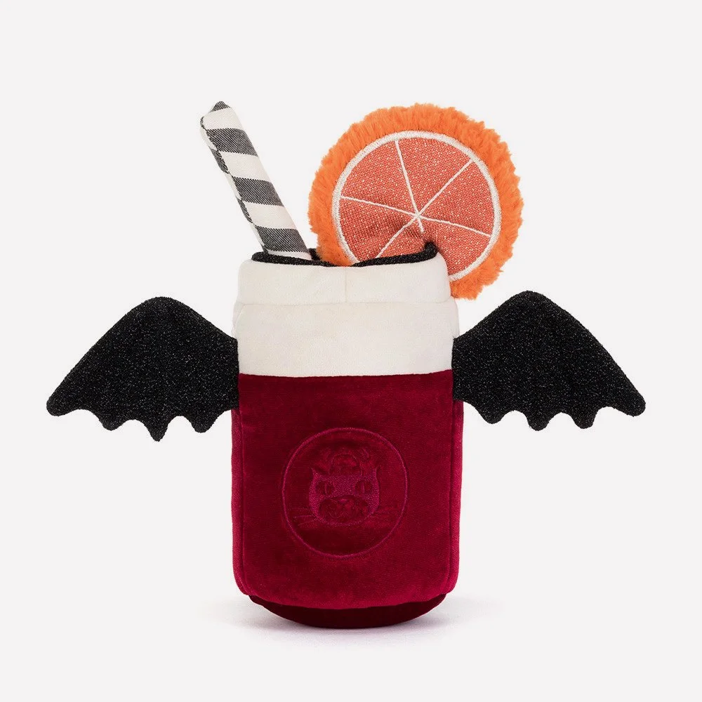 Amuseables Vampop Drink by Jellycat, Back View.