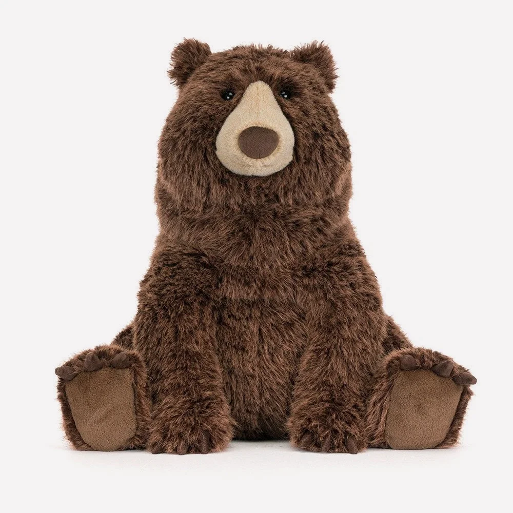 Bizzlestomp Bear by Jellycat, Front View.