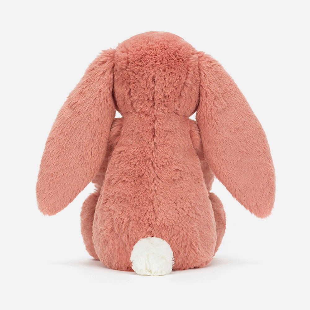 Bashful Sorrel Bunny - Medium by Jellycat, Back View.