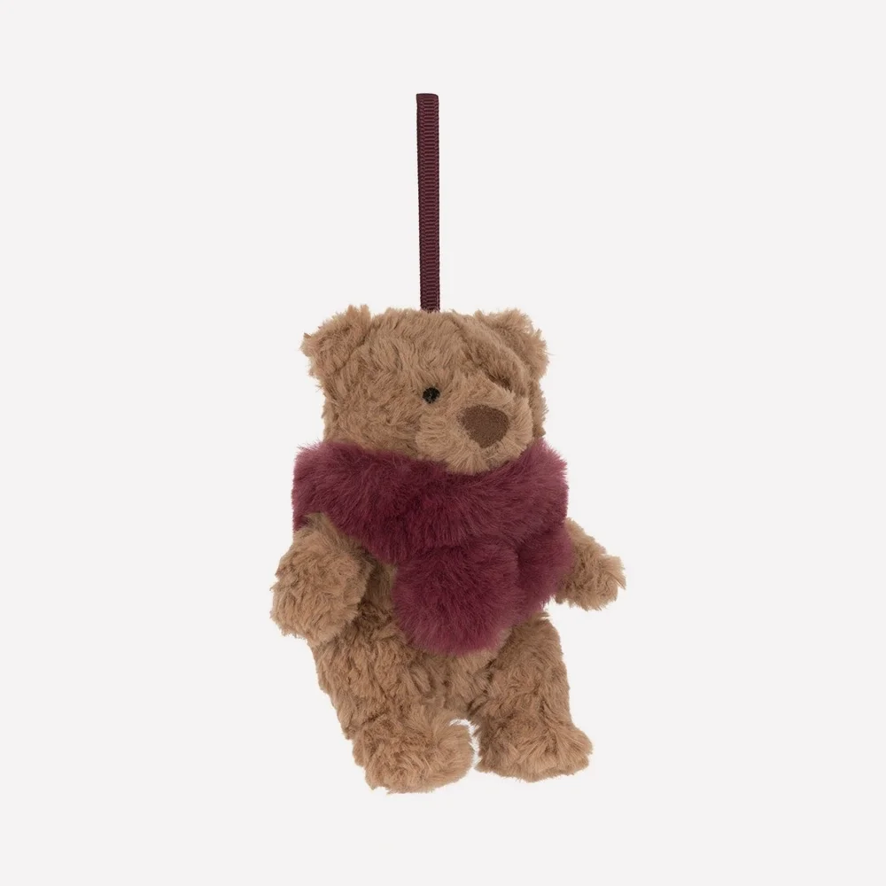 Jellycat Bartholomew Bear Winter Warmer Decoration