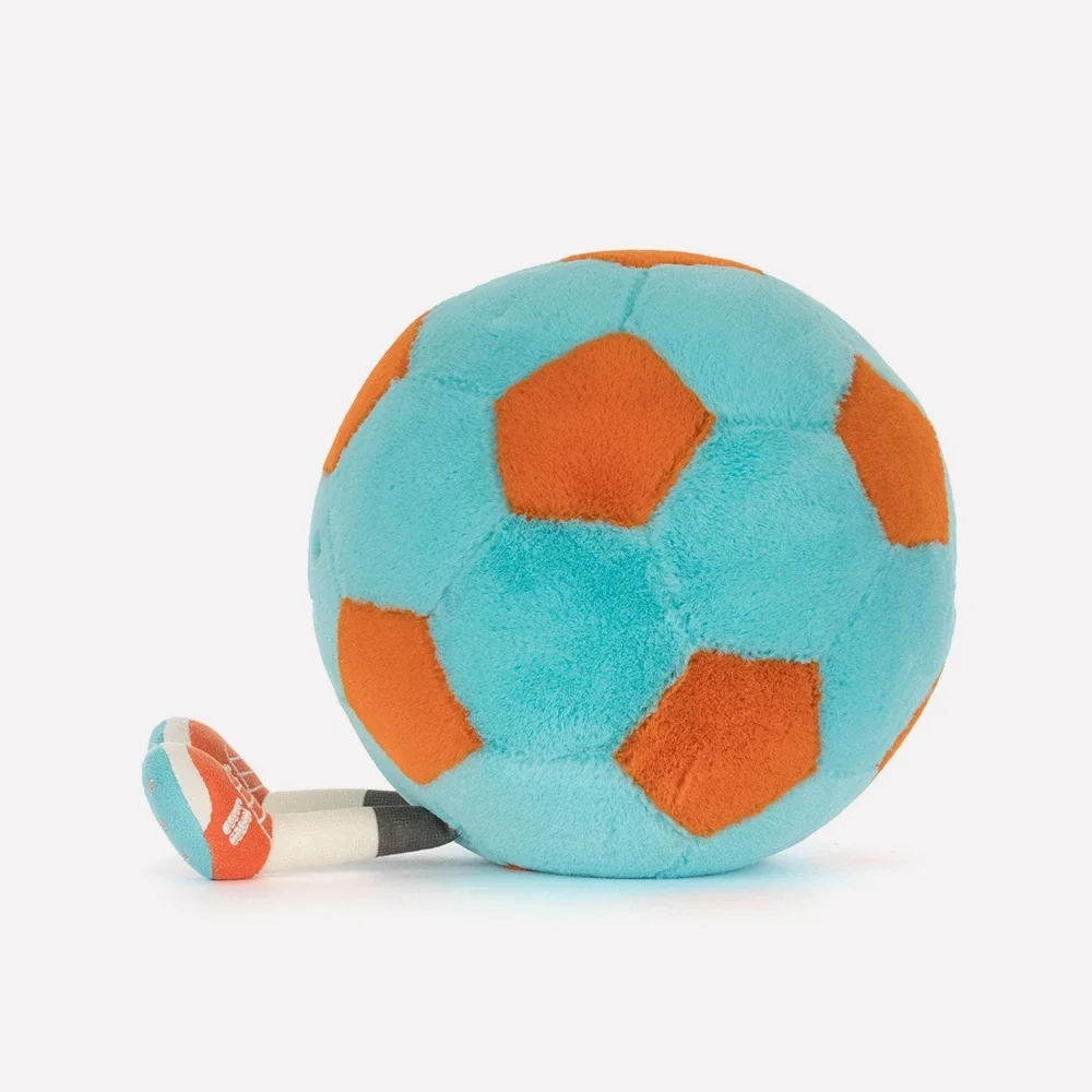 Amuseables Jellycat Football by Jellycat, Side View.