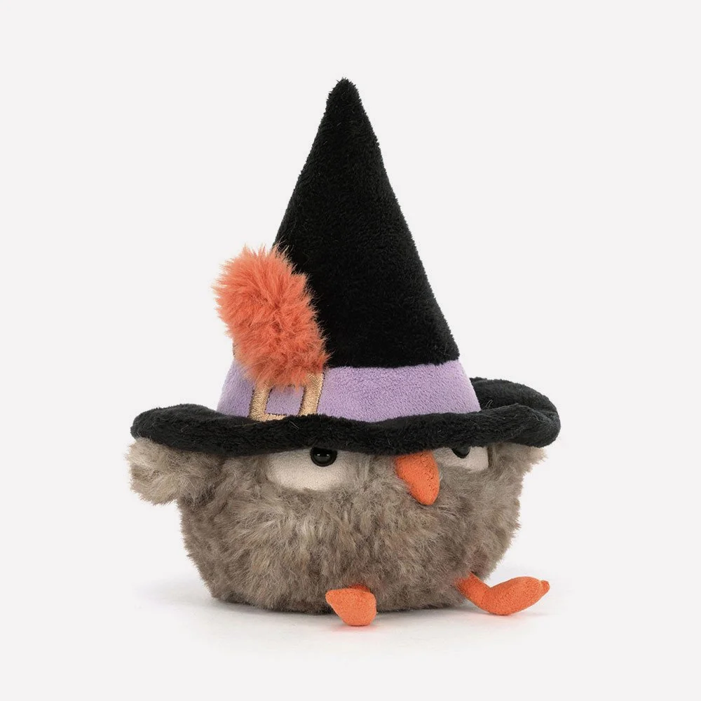 Heccaty Hootnightly by Jellycat, Front Side View.