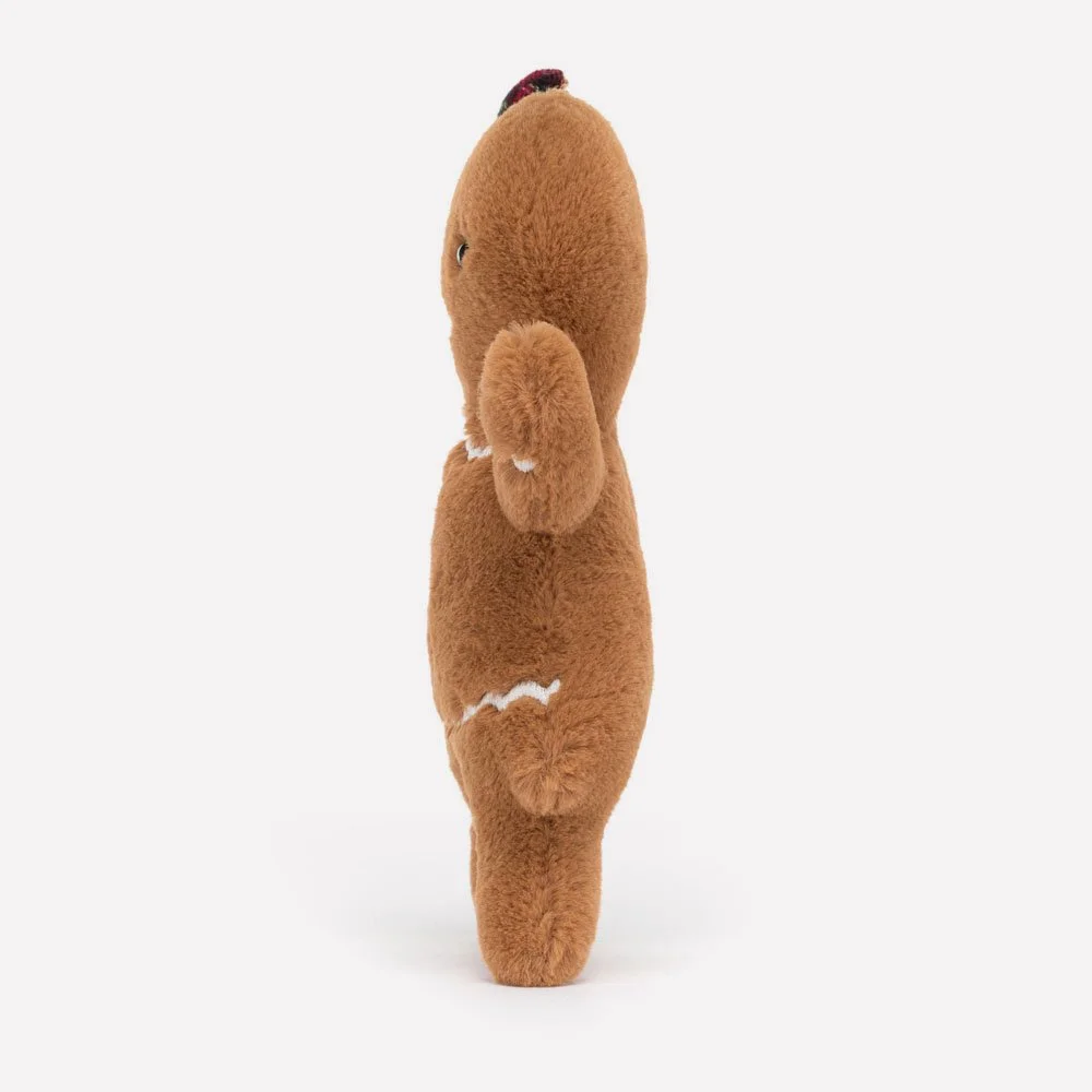 Jolly Gingerbread Ruby - Original by Jellycat, Side View.