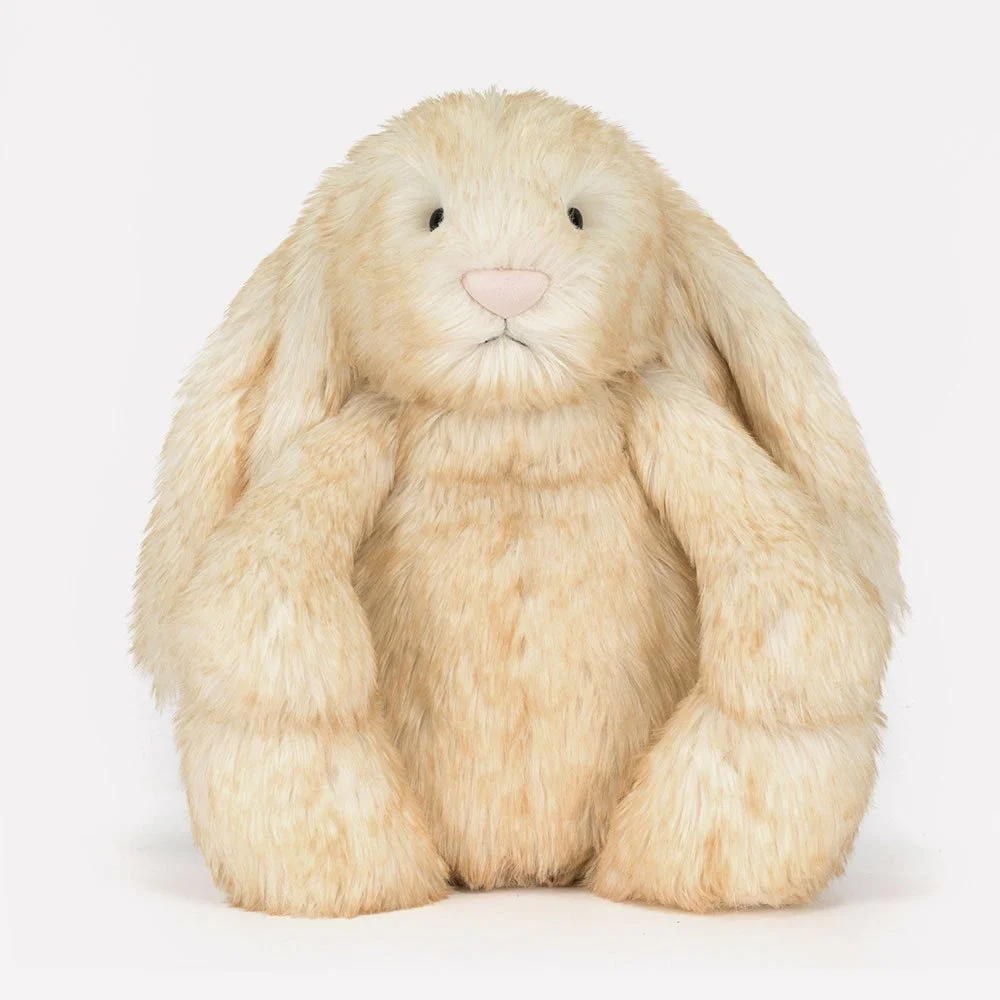 Springlowe Luxe Bunny by Jellycat, Front View.