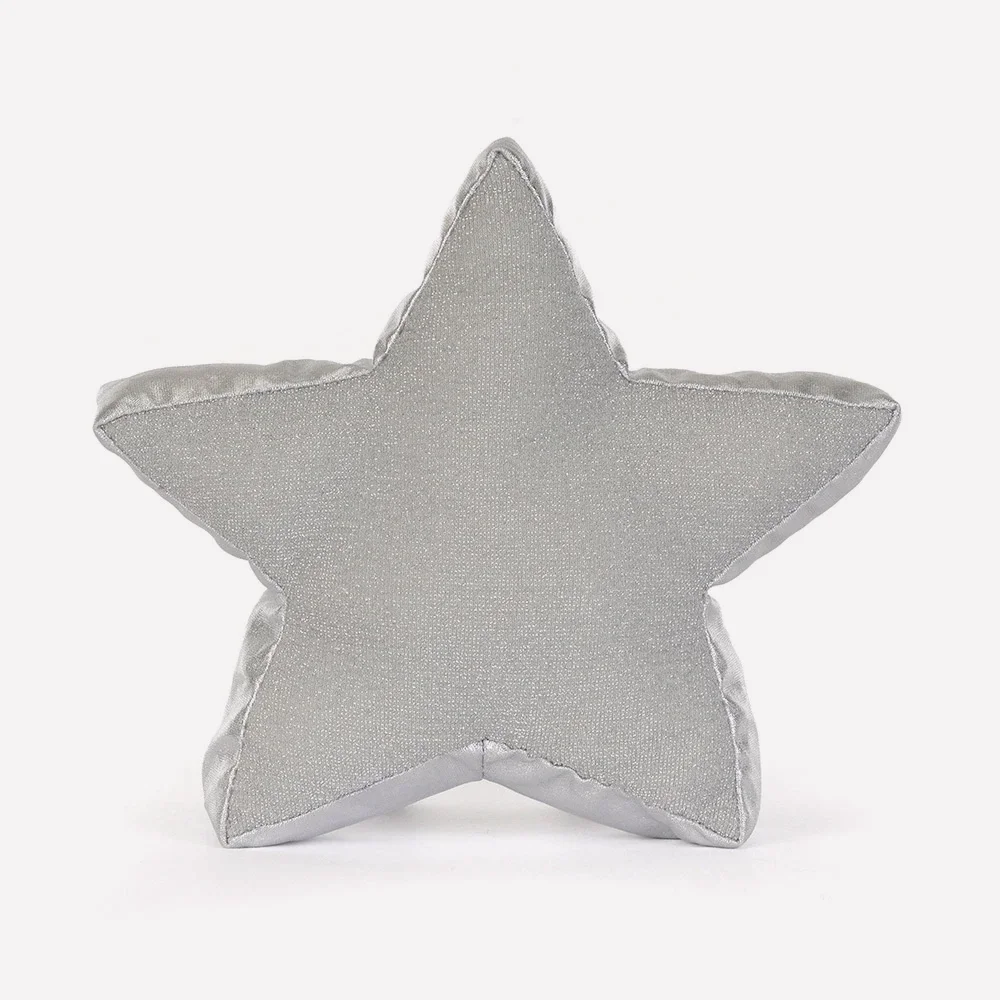 Amuseables Silver Star by Jellycat, Back View.