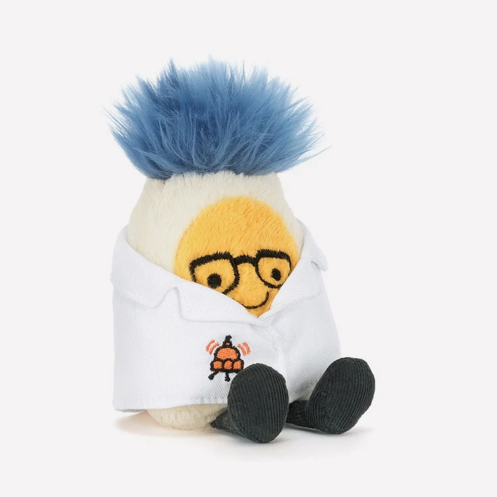 Jellycat Amuseables Boiled Egg Scientist Outfit