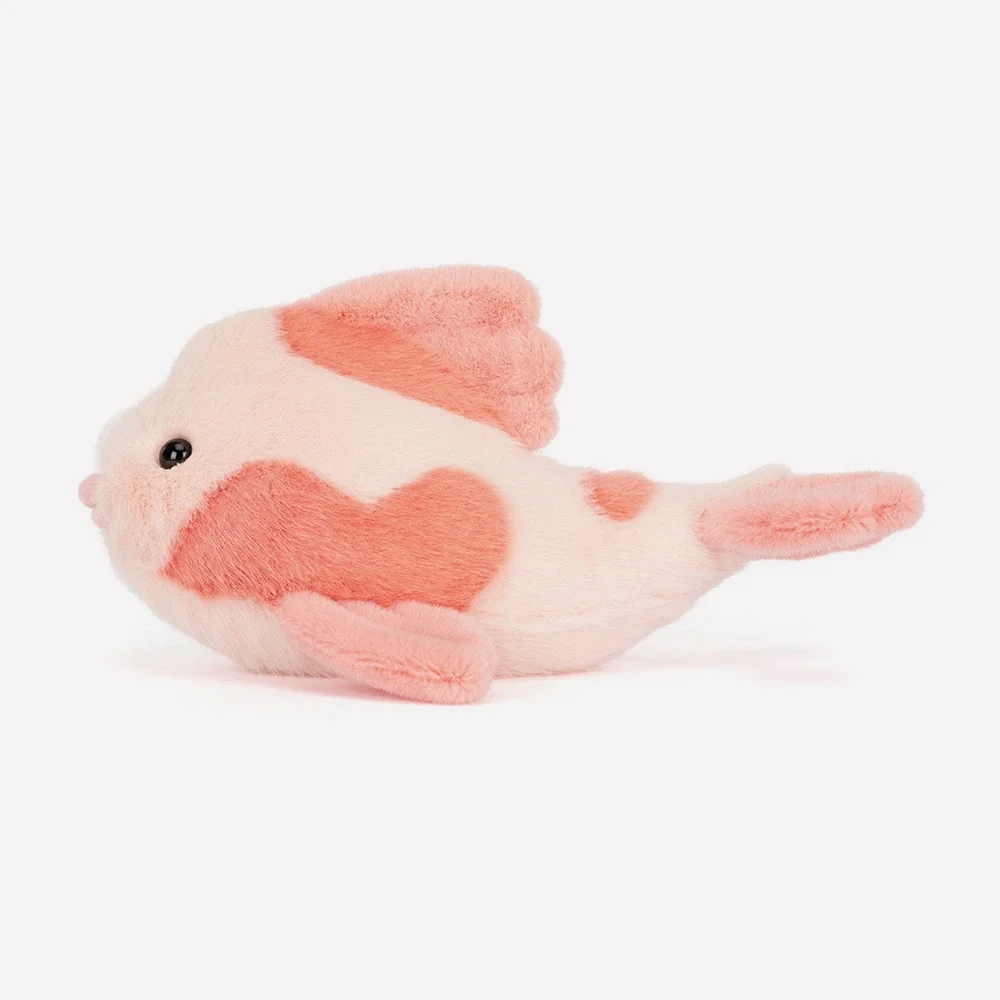 Fancy Carp by Jellycat, Side View.