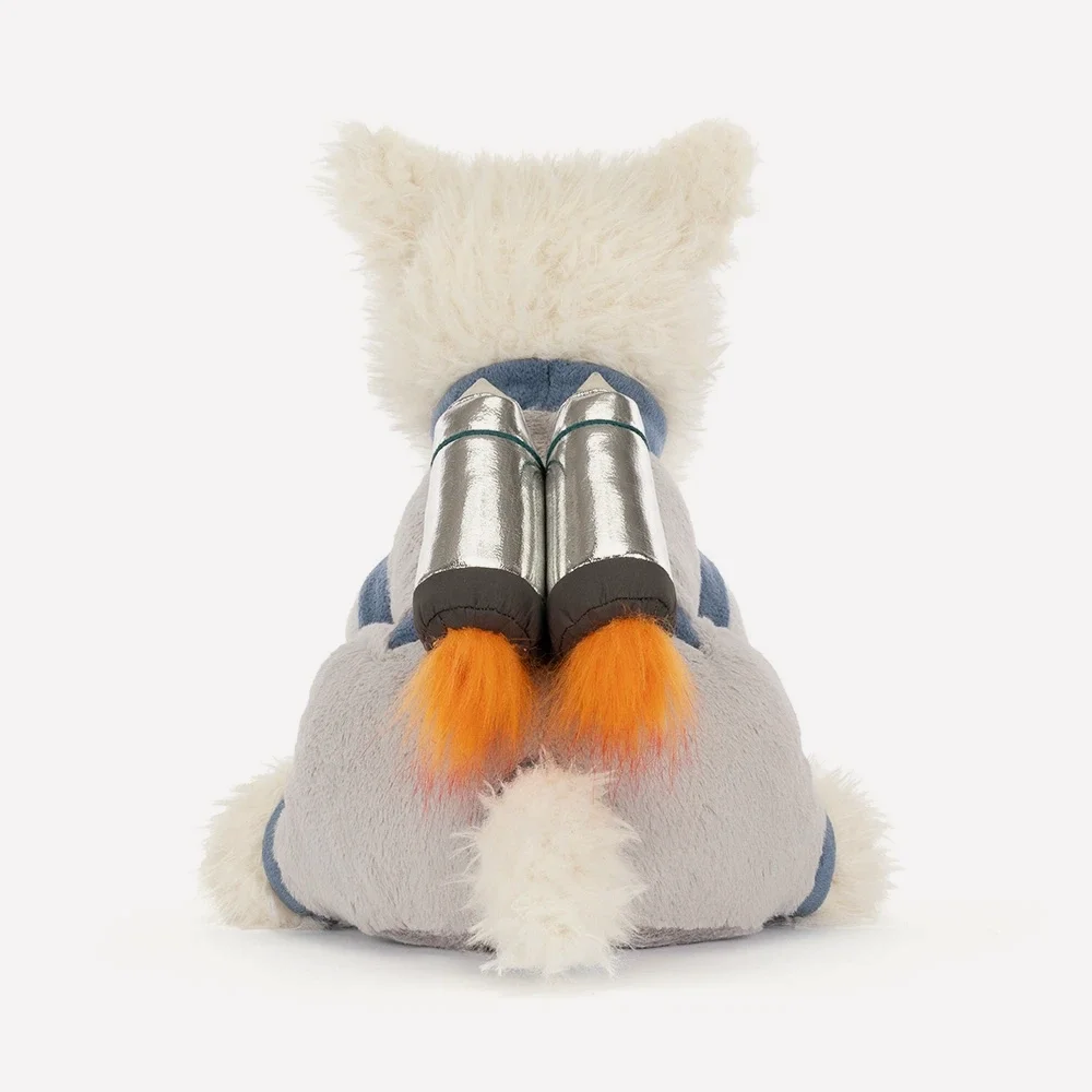 Munro Scottie Dog Space Outfit by Jellycat, Back View.