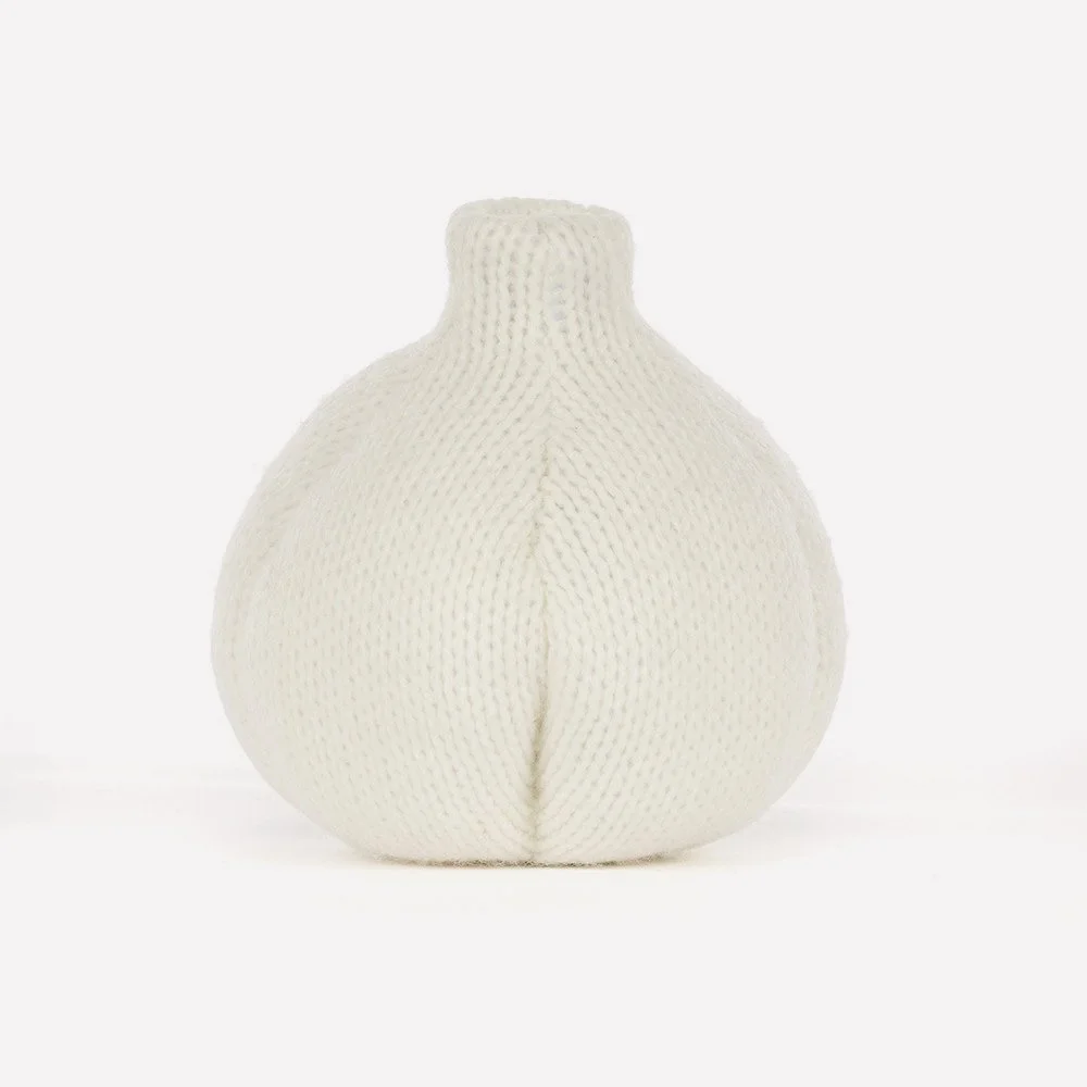 Amuseables Garlic by Jellycat, Back View.