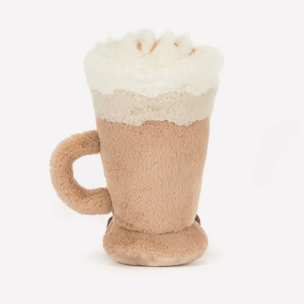 Amuseables Latte by Jellycat, Back View.