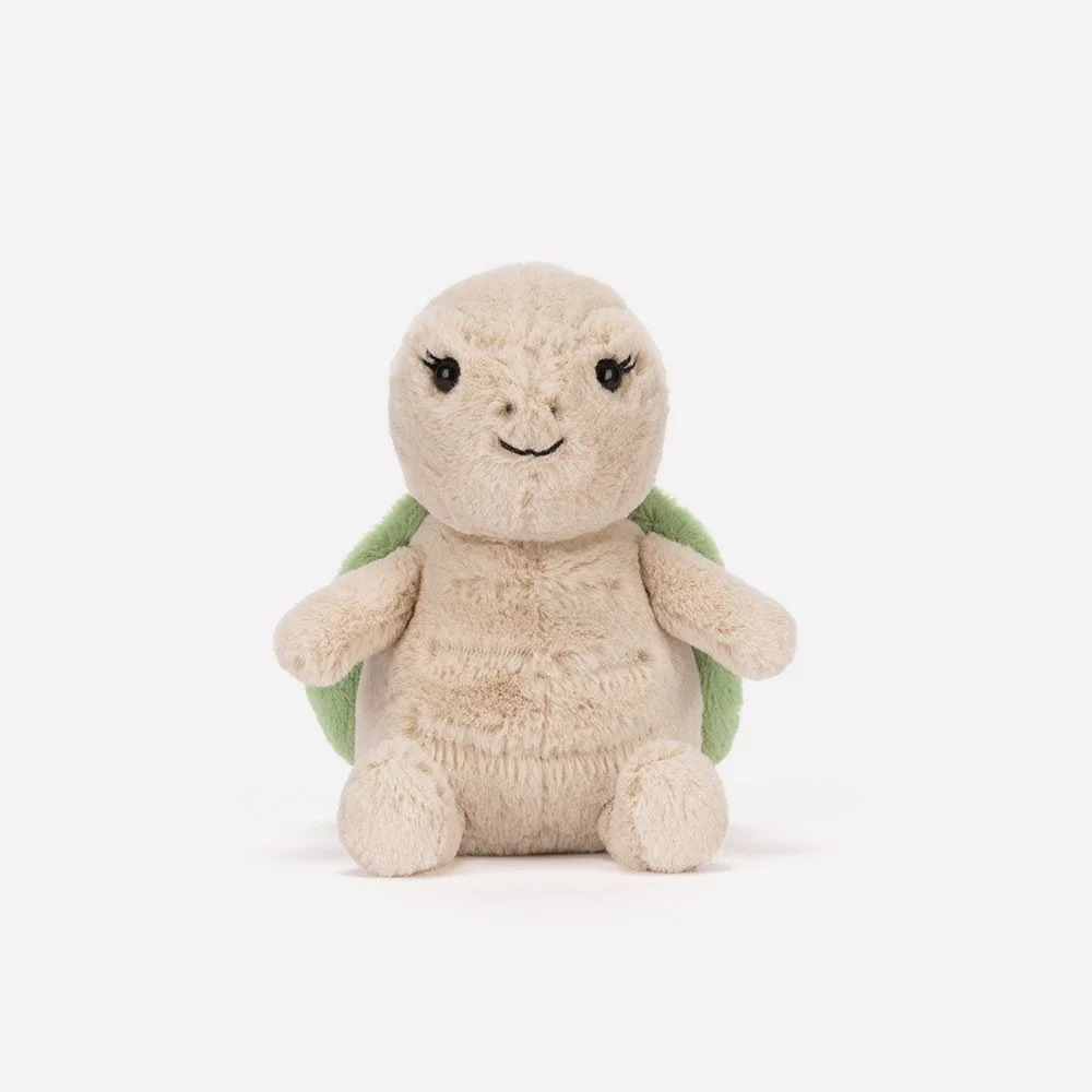 Thimble Turtle by Jellycat, Front View.