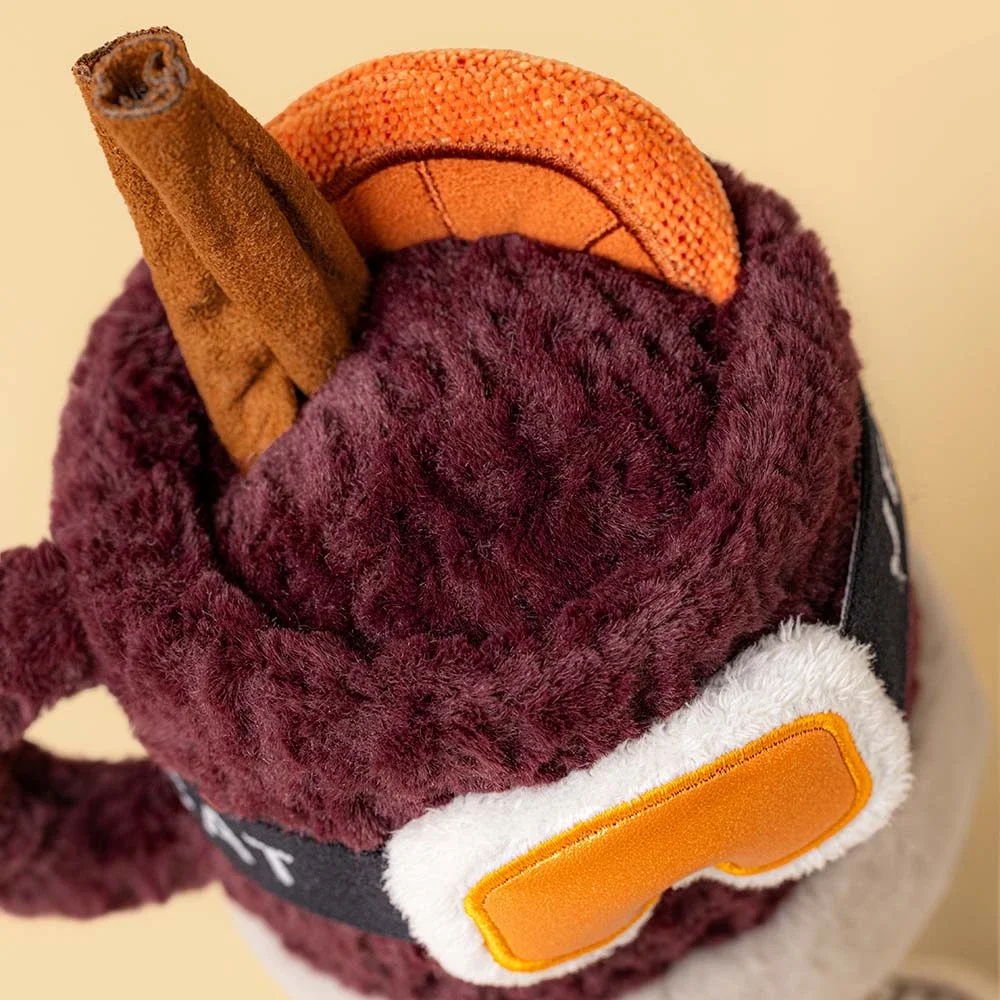 Amuseables Mullover Spiced Drink by Jellycat, Detailed View.