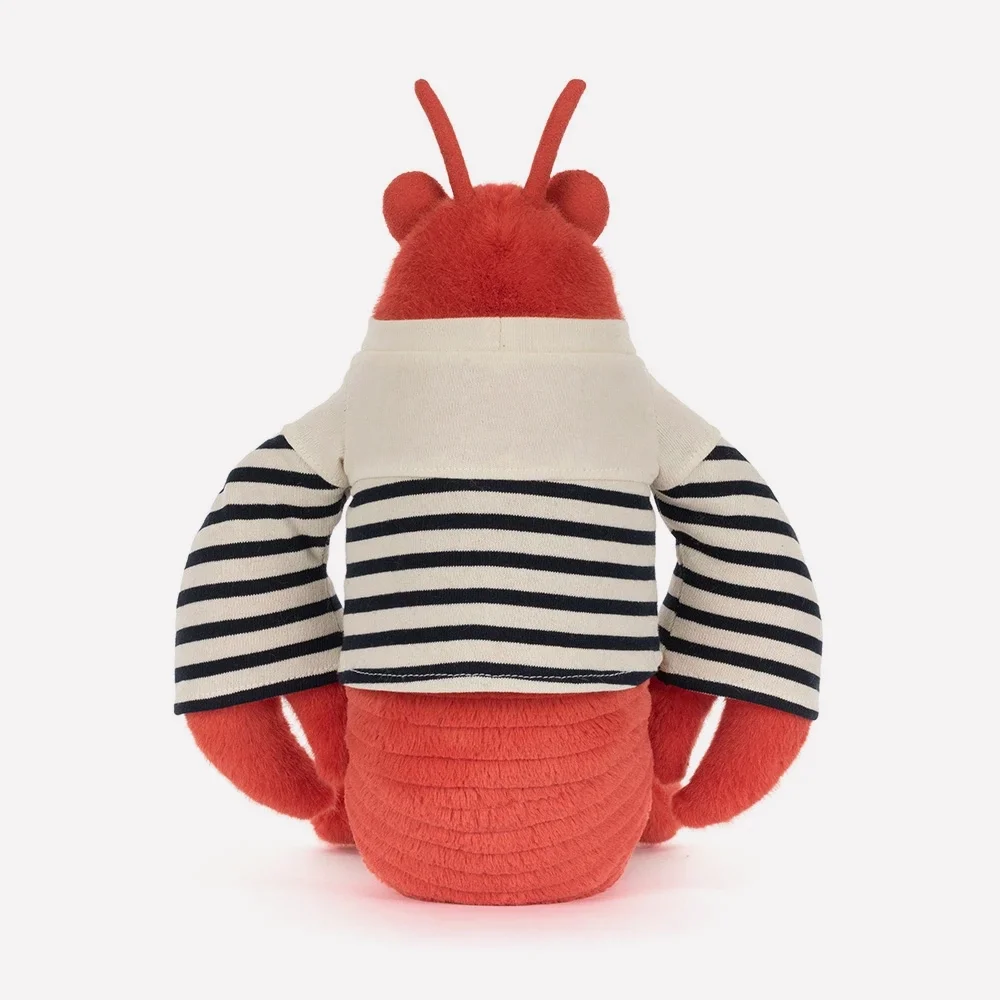 Larry Lobster Sailor Outfit by Jellycat, Back View.