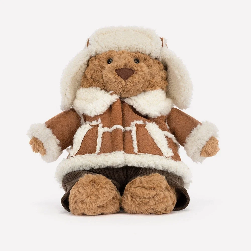 Bartholomew Bear 'Alpine' by Jellycat, Front View.
