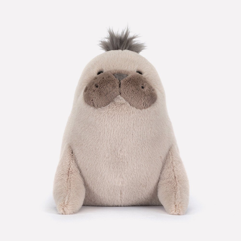 Roarwell Sea Lion by Jellycat, Front View.