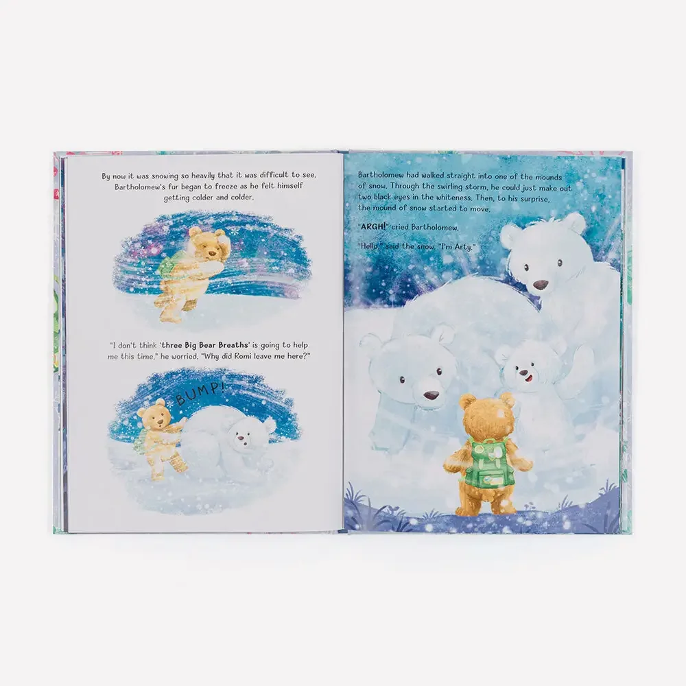 Bartholomew Bear And The Snow Giants Book by Jellycat, Page View.