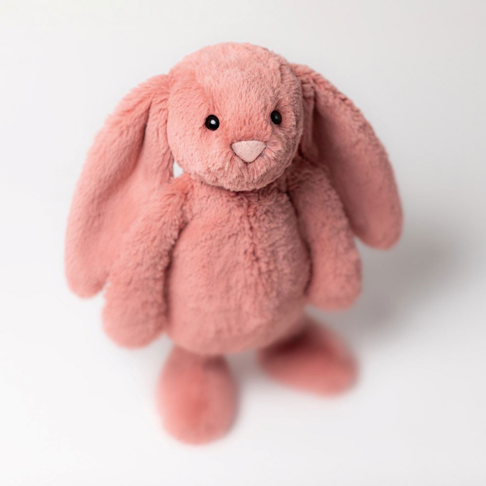 Bashful Sorrel Bunny - Medium by Jellycat, Detail View.