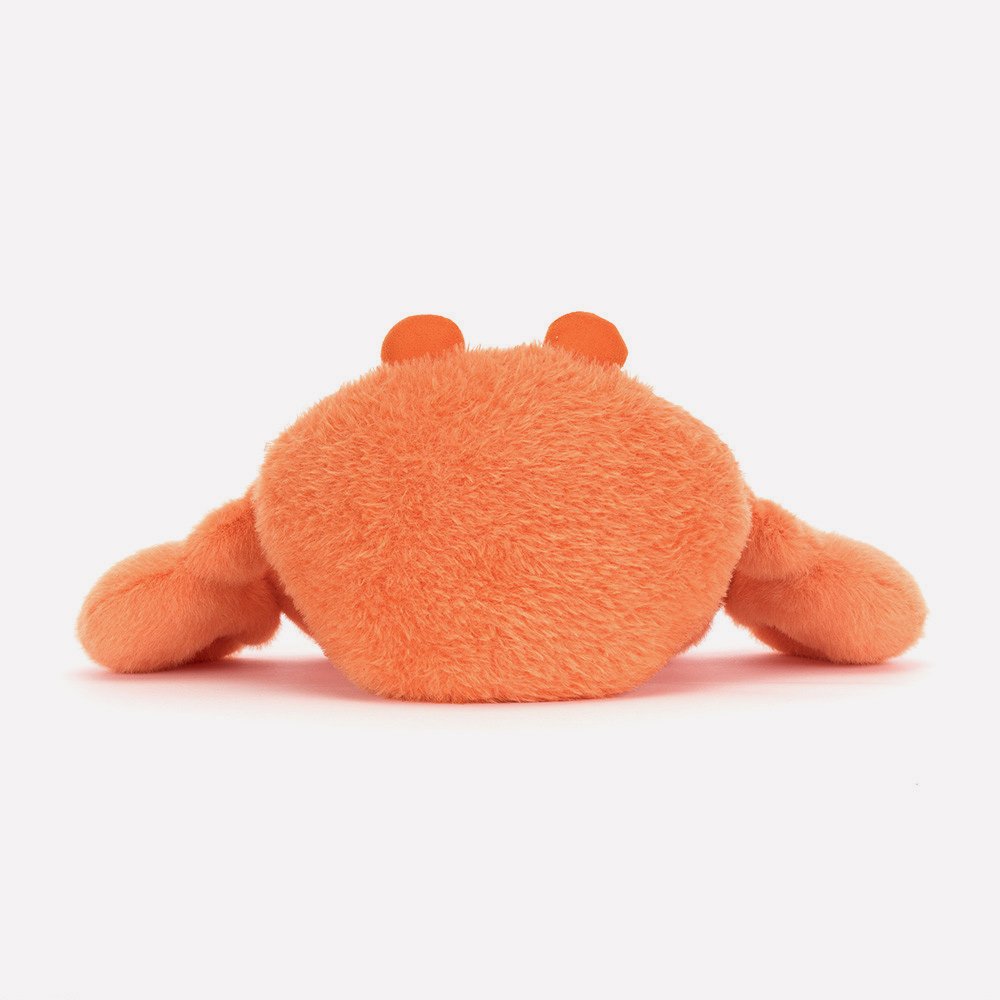Pinchsnap Crab by Jellycat, Back View.