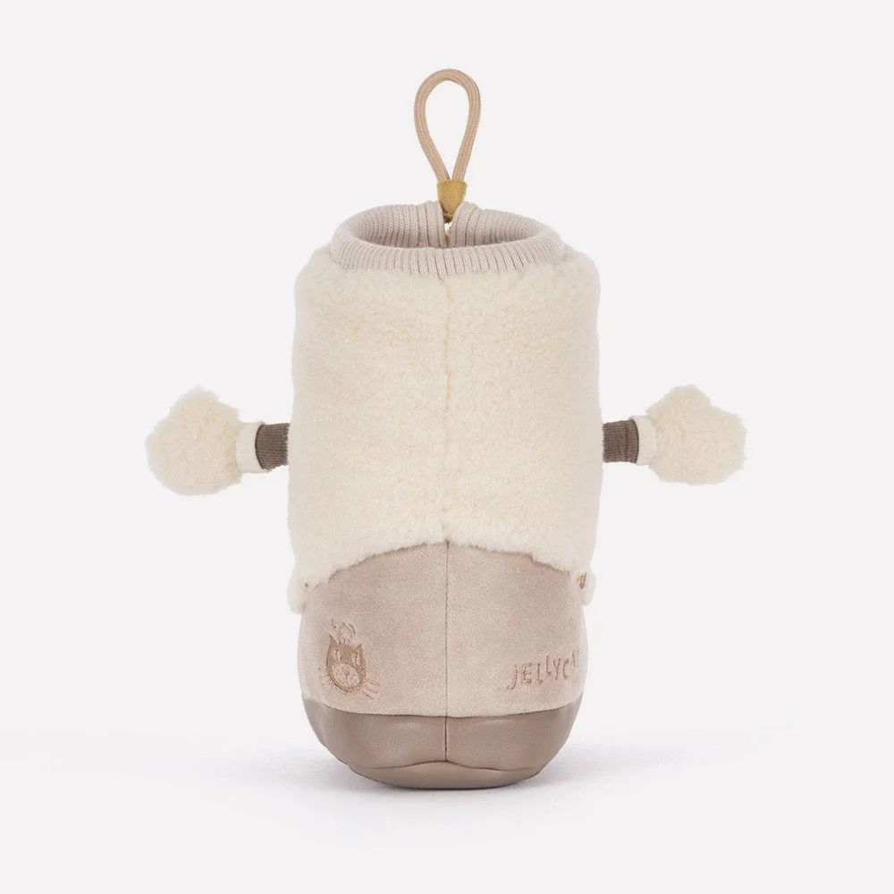 Amuseables Perta Snow Boot by Jellycat, Back View.