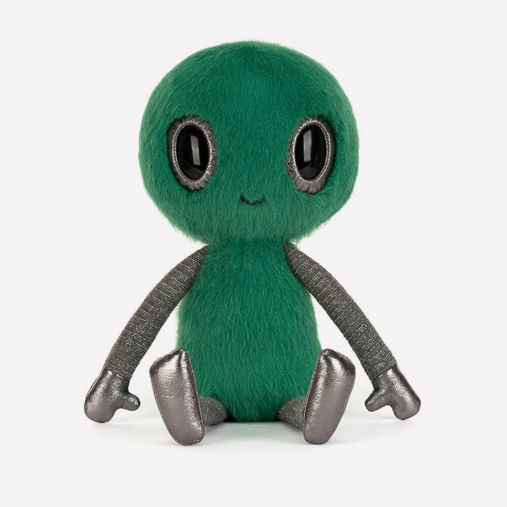 Zyllan Alien by Jellycat, Front View.
