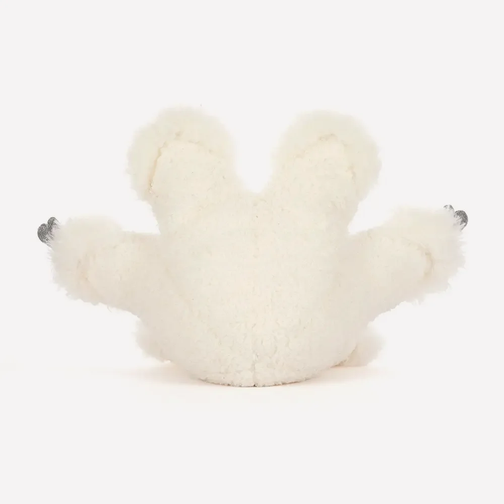 Amuseables Snowflake by Jellycat, Back View.