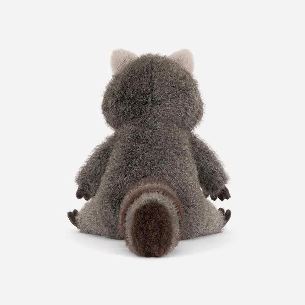 Trixiwoo Raccoon by Jellycat, Back View.