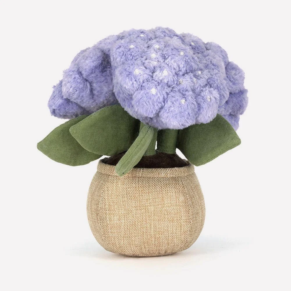 Amuseables Hydrangea by Jellycat, Back View.