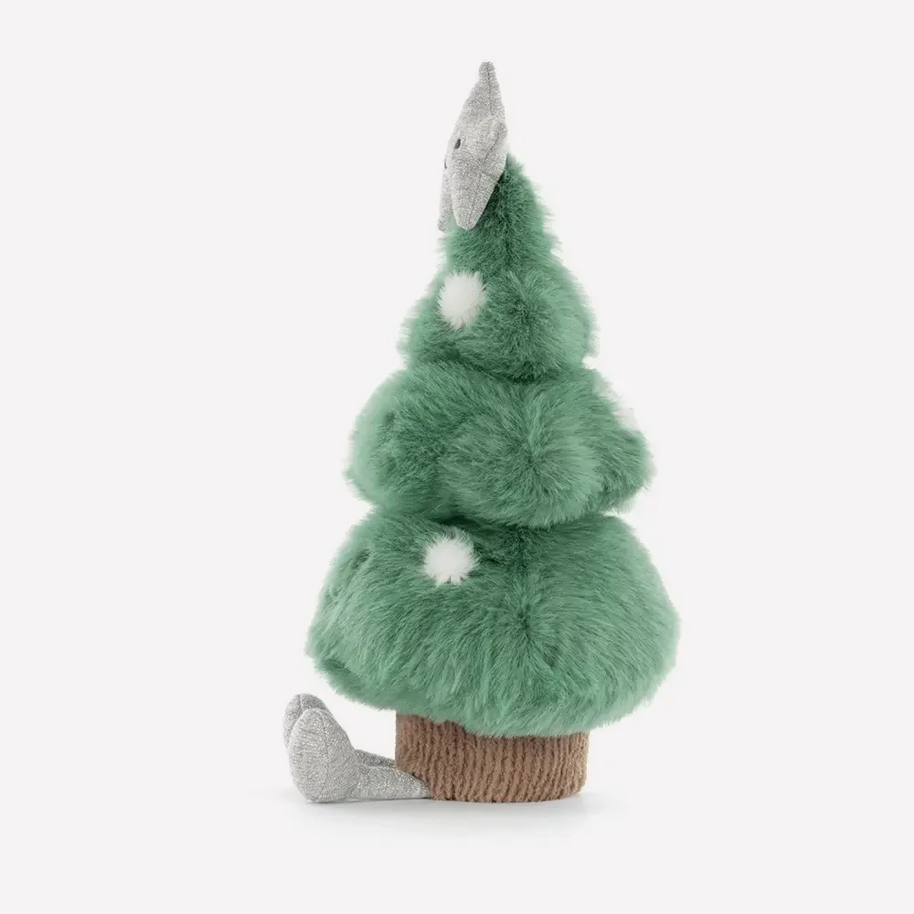 Amuseables Christmas Tree by Jellycat, Side View.