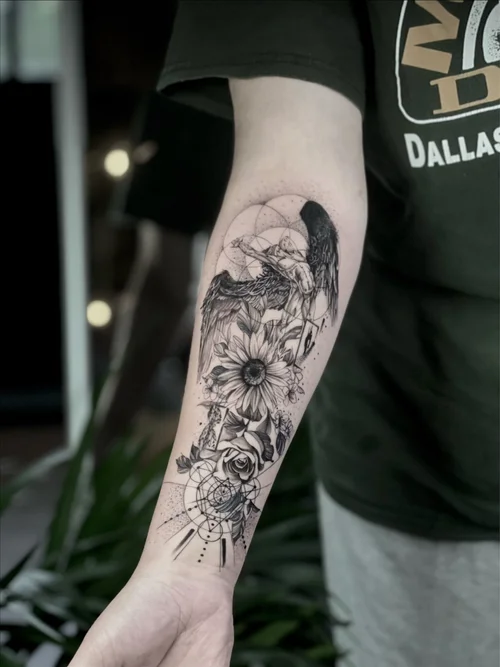 Fineline tattoo by Ricardo