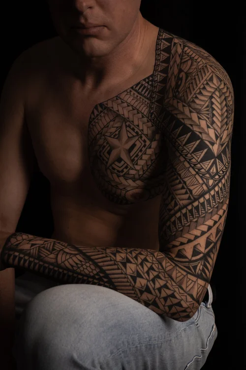Samoan tribal tattoo by Mateusz