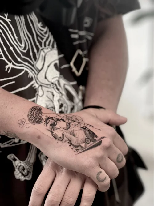 Concept art tattoo by Ricardo