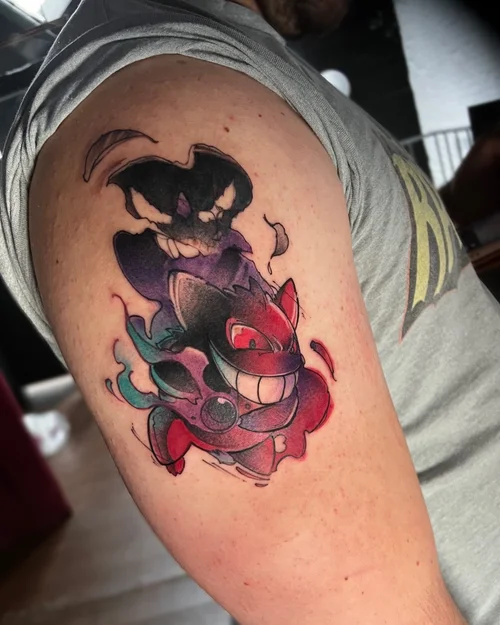 Watercolour tattoo by Andres