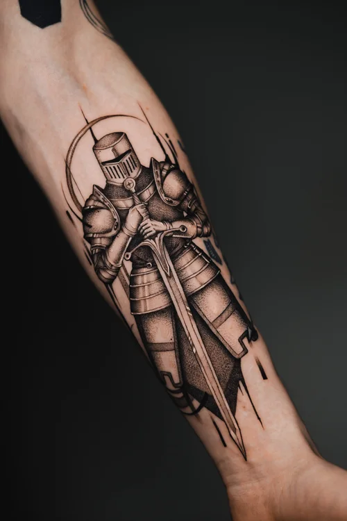 Blackwork tattoo by Mateusz