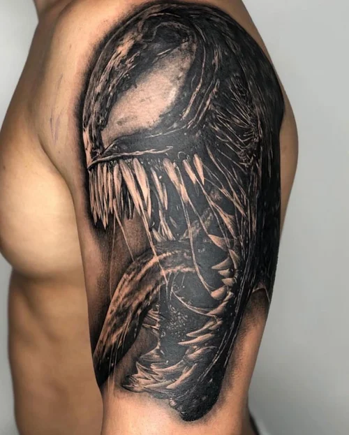 Portrait tattoo by Claudia