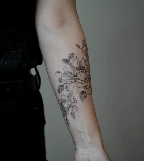 Fineline tattoo by Raquel Ferreira