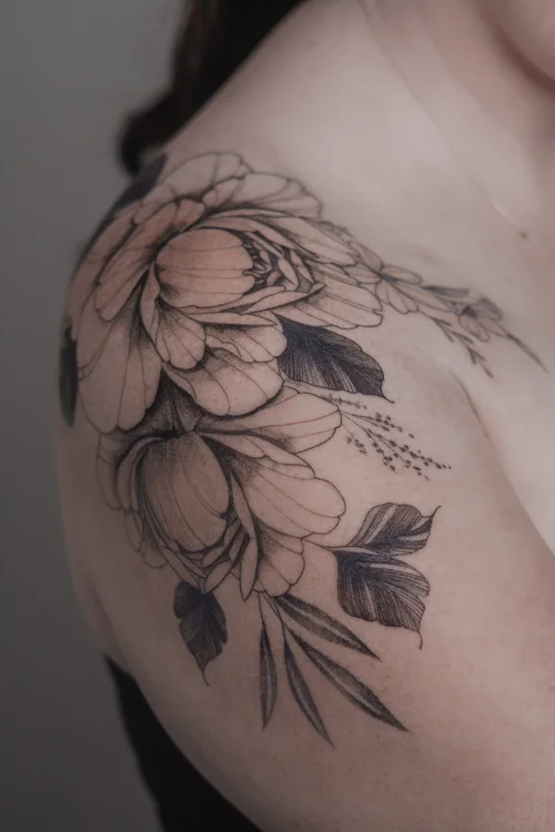 Anne Marriott, resident tattoo artist in Hereford