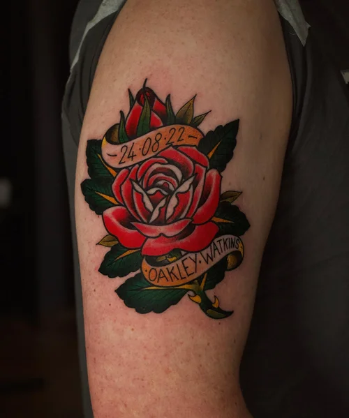 Old school tattoo by Massimo