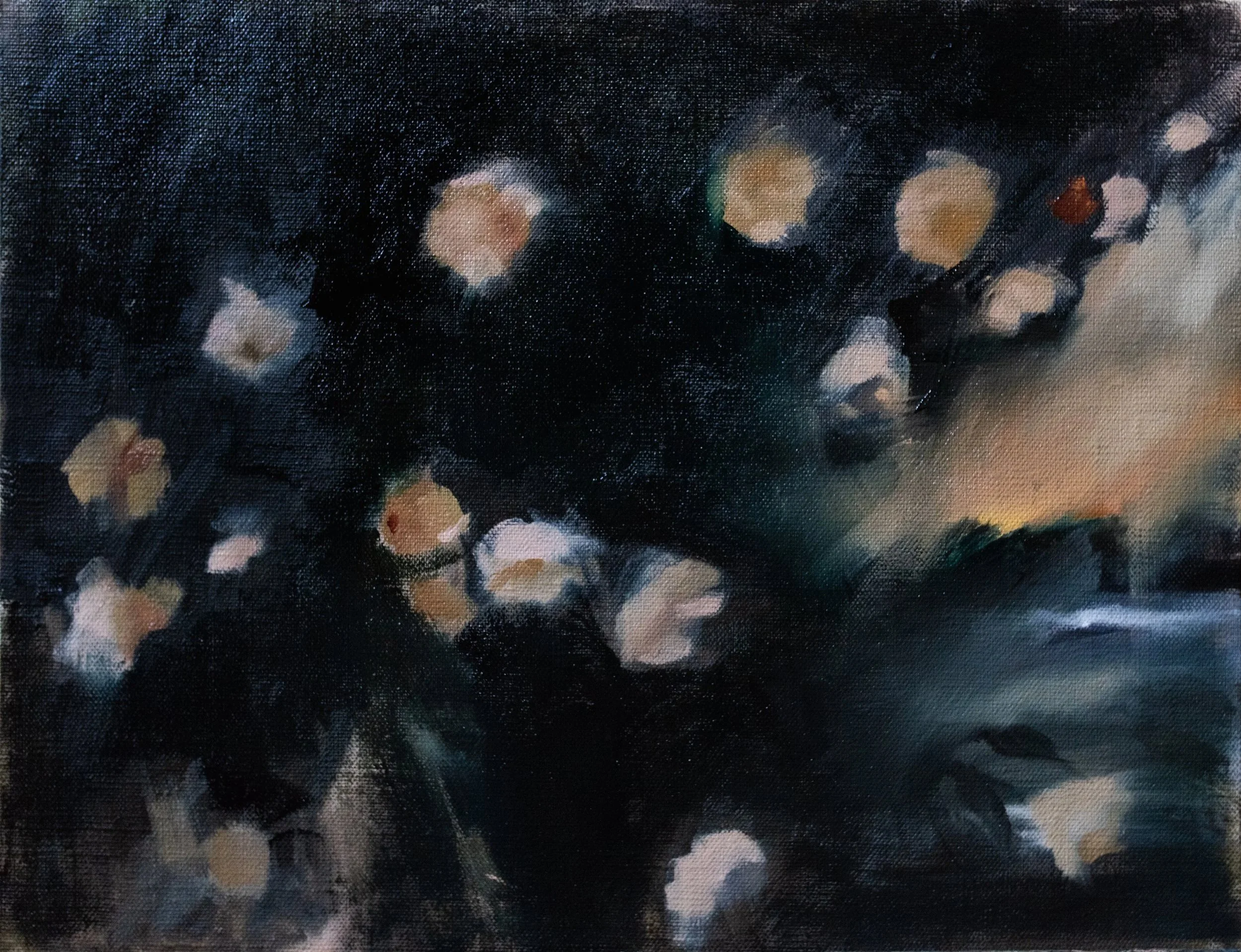 "Phantogram II". Oil on Linen Panel. 2025. Available.