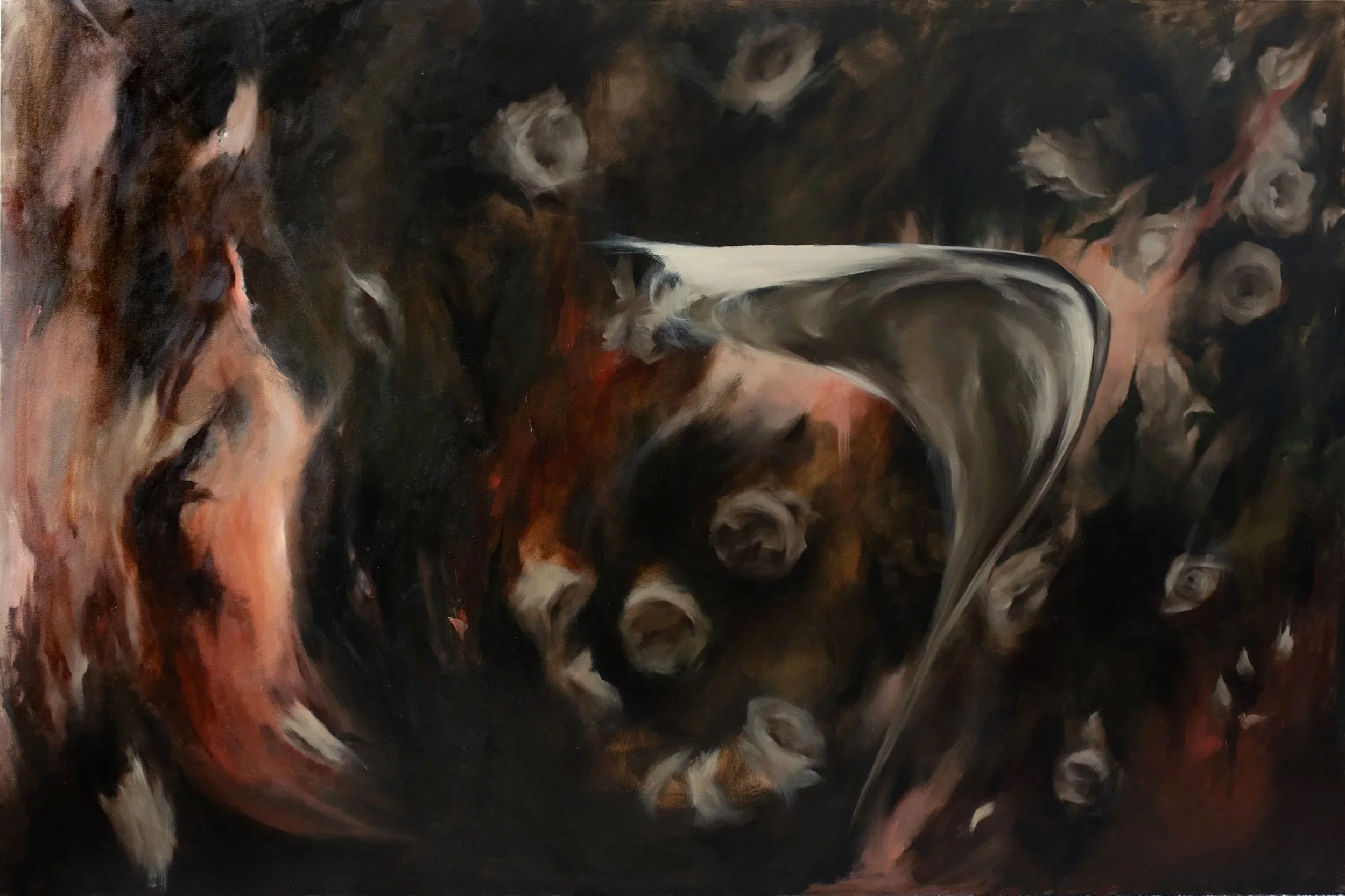 "Untitled I" 48" x 72" Oil on Linen. 2025