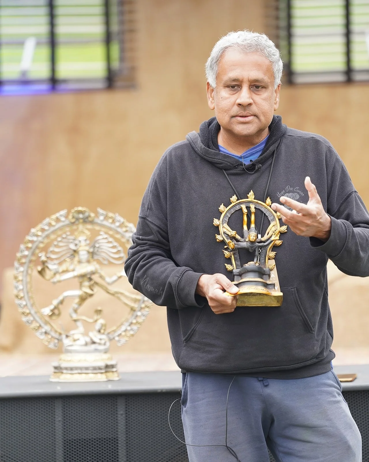 image of Dr Manoj Chalam at the Berkshire Yoga Festival