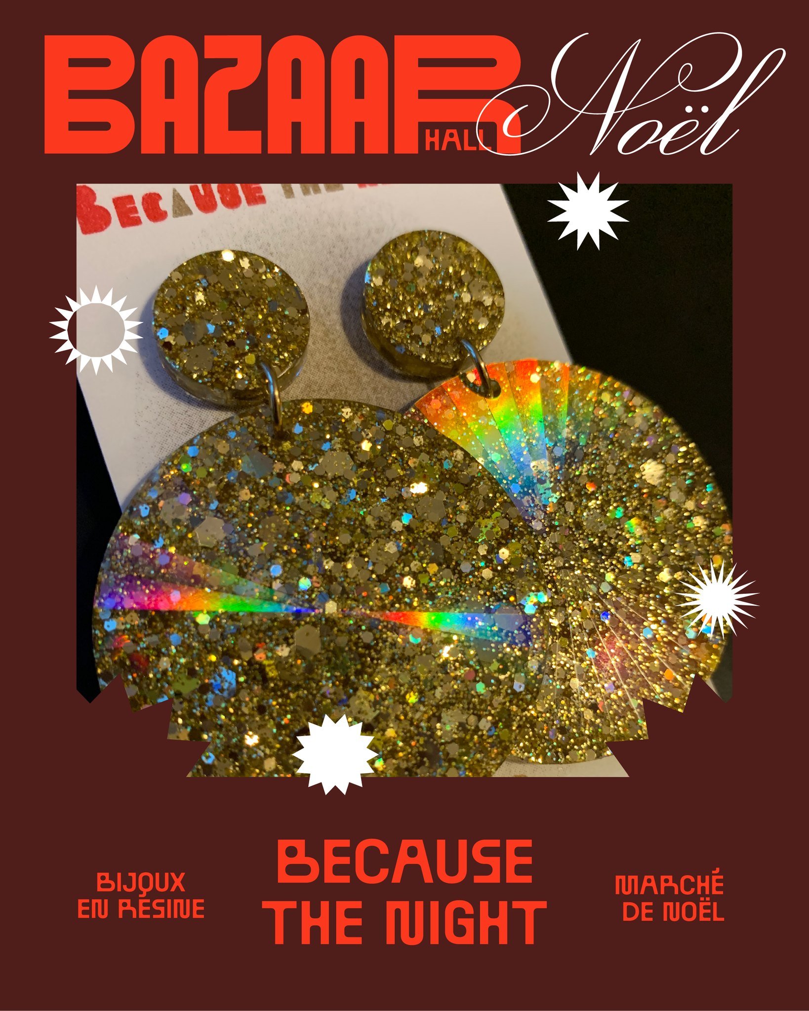 🎄Le Bazaar Hall, c&rsquo;est votre march&eacute; de No&euml;l x3 !
Chaque week-end, avant No&euml;l, venez d&eacute;couvrir et faire vos achats gr&acirc;ce &agrave; une s&eacute;lection d'artisans, de cr&eacute;ateurs, d'artistes et de plein de bonn